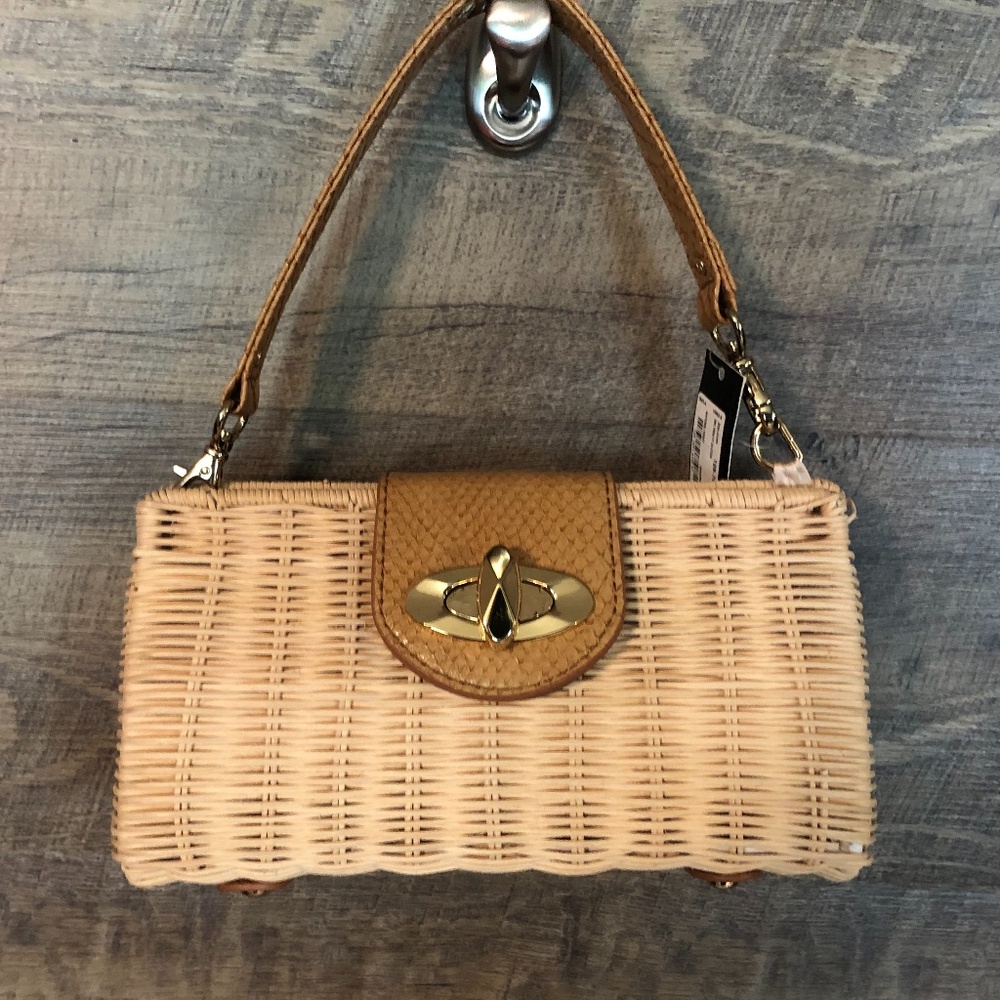 Wicker handbag (NWT)